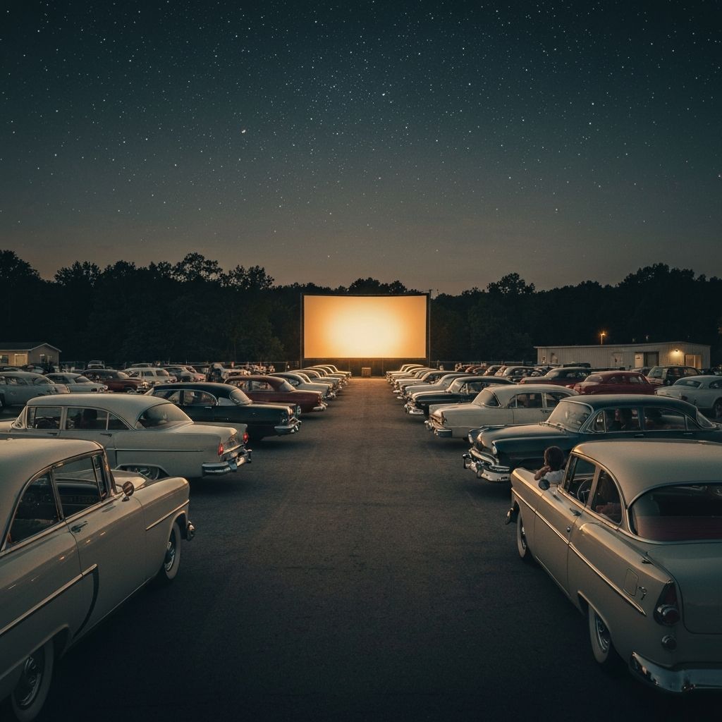Melody Drive-in Drive-In in the 1950s
