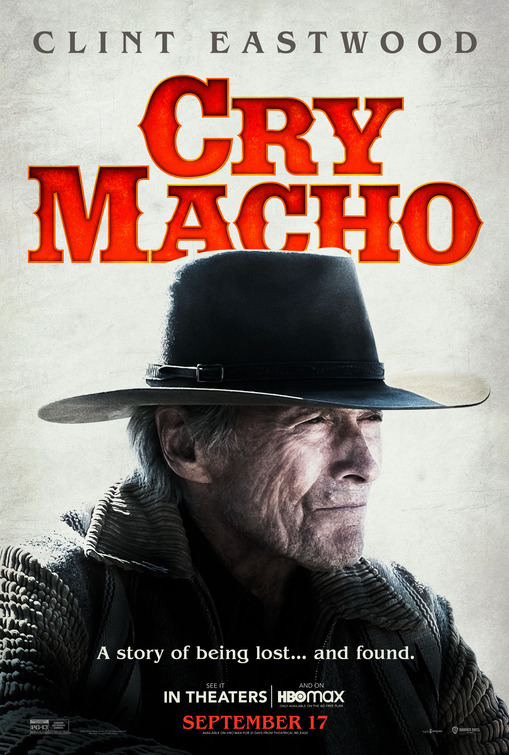 movie poster for CRY MACHO - PG-13